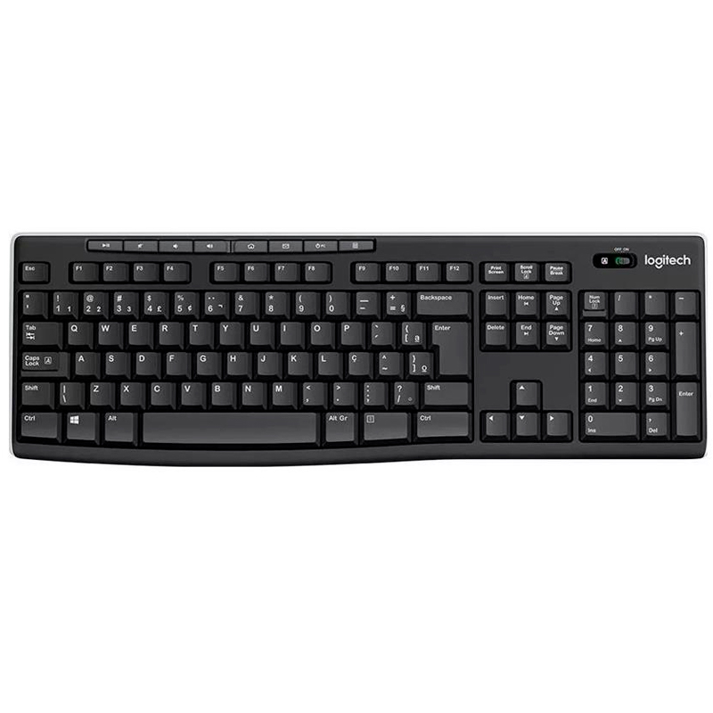 TECLADO LOGITECH WIRELESS K270 GRAPHITE