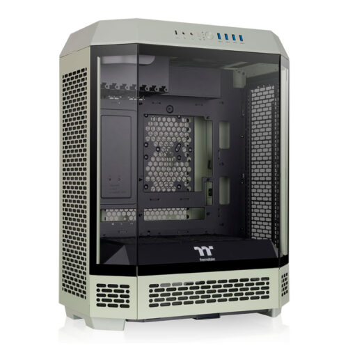 GABINETE THERMALTAKE THE TOWER 600 MID-TOWER TG X3 FAN X2 MATCHA GREEN