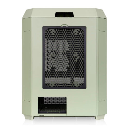 GABINETE THERMALTAKE THE TOWER 600 MID-TOWER TG X3 FAN X2 MATCHA GREEN - Imagen 2
