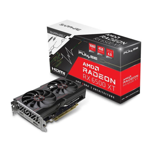 VIDEO SAPPHIRE RADEON RX 6500 XT OC 8GB DUAL