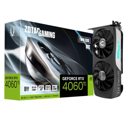 PLACA DE VIDEO ZOTAC RTX 4060 TI OC 8GB TWIN EDGE DDR6