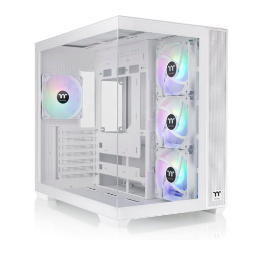 GABINETE GAMER THERMALTAKE VIEW 380 TG ARGB SNOW