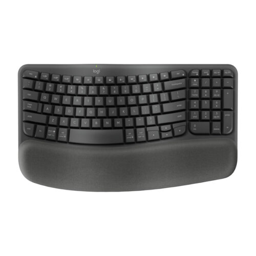 TECLADO LOGITECH WIRELESS WAVE KEYS ERGO BLACK ESP