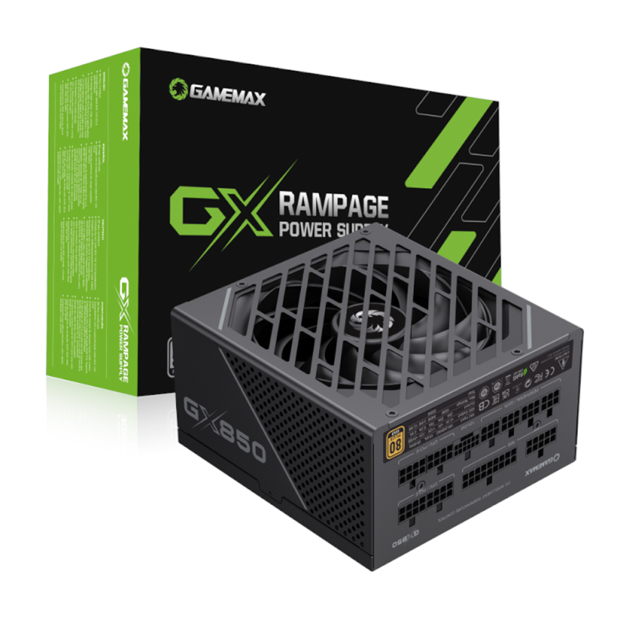 FUENTE GAMEMAX 850W GX-850 PRO BK GOLD