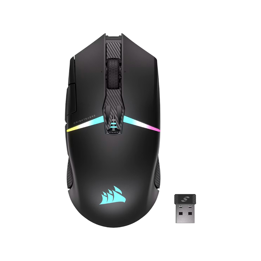 MOUSE CORSAIR NIGHTSABRE WIRELESS RGB 11 BOTONES