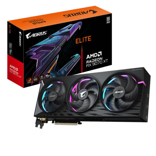 PLACA DE VIDEO GIGABYTE RX 9070 XT 16GB AORUS OC GDDR6