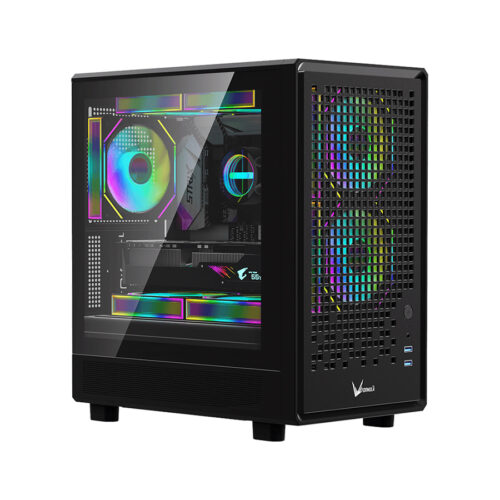 GABINETE GAMER FORMULA V AIR MESH G2 BLACK