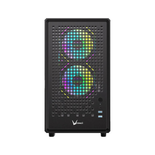 GABINETE GAMER FORMULA V AIR MESH G2 BLACK - Imagen 3