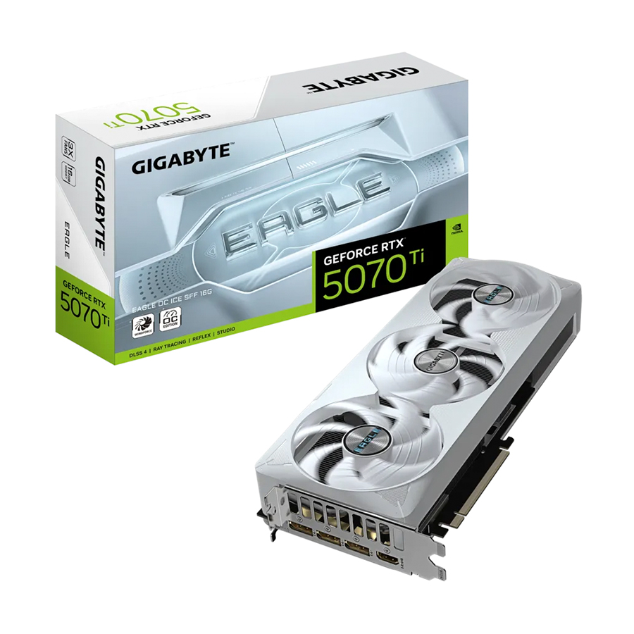 VIDEO GEFORCE RTX 5070 TI 16GB GIGABYTE EAGLE ICE OC