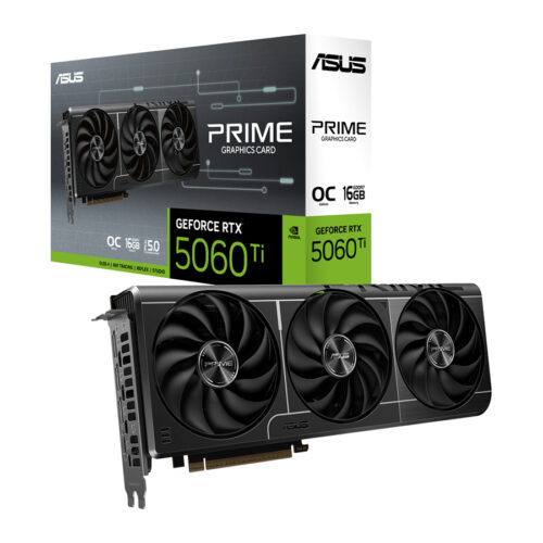 VIDEO GEFORCE RTX 5060 TI 16GB ASUS PRIME OC