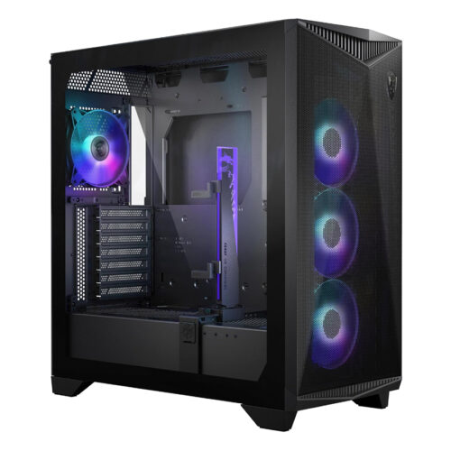 GABINETE MSI MPG GUNGNIR 300R AIRFLOW MID-TOWER FAN X4 ARGB BLACK