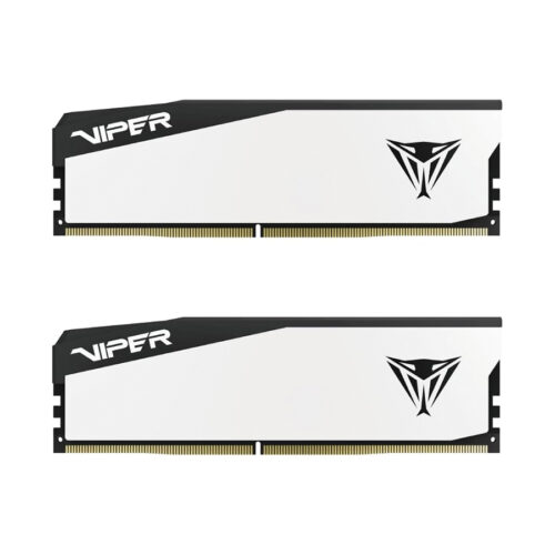 MEMORIA PATRIOT DDR5 VIPER ELITE 5 32GB DDR5 CL30 6000MTS WHITE AND BLACK HS KIT