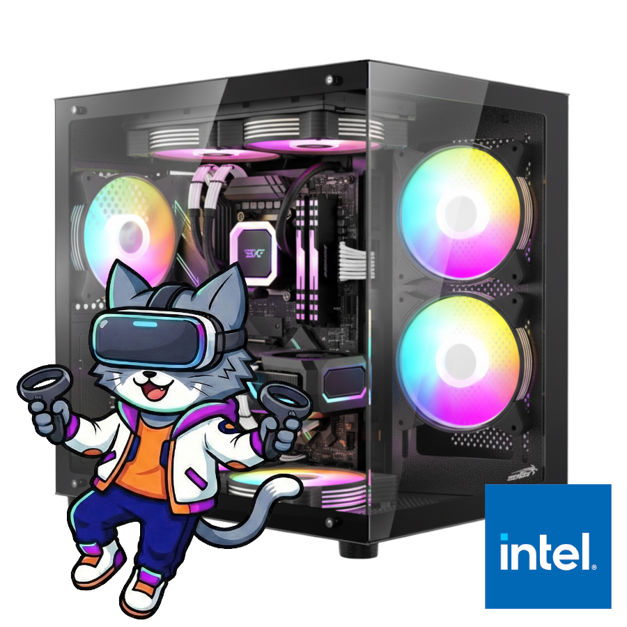 PC GAMER INTEL I7 14700 B760 32GB DDR5 RX 9070 1TB SSD 750W