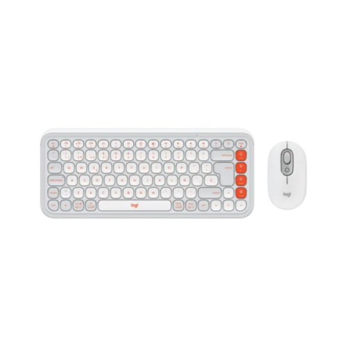 TECLADO Y MOUSE LOGITECH POP BLANCO