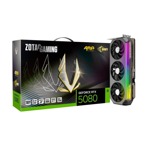 VIDEO GEFORCE RTX 5080 16GB ZOTAC AMP EXTREME INFINITY GDDR7