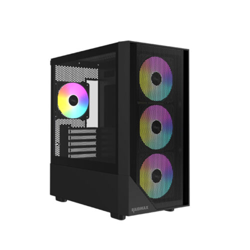 GABINETE GAMER RAIDMAX MESHIAN SERIES X609 MicroATX BLACK