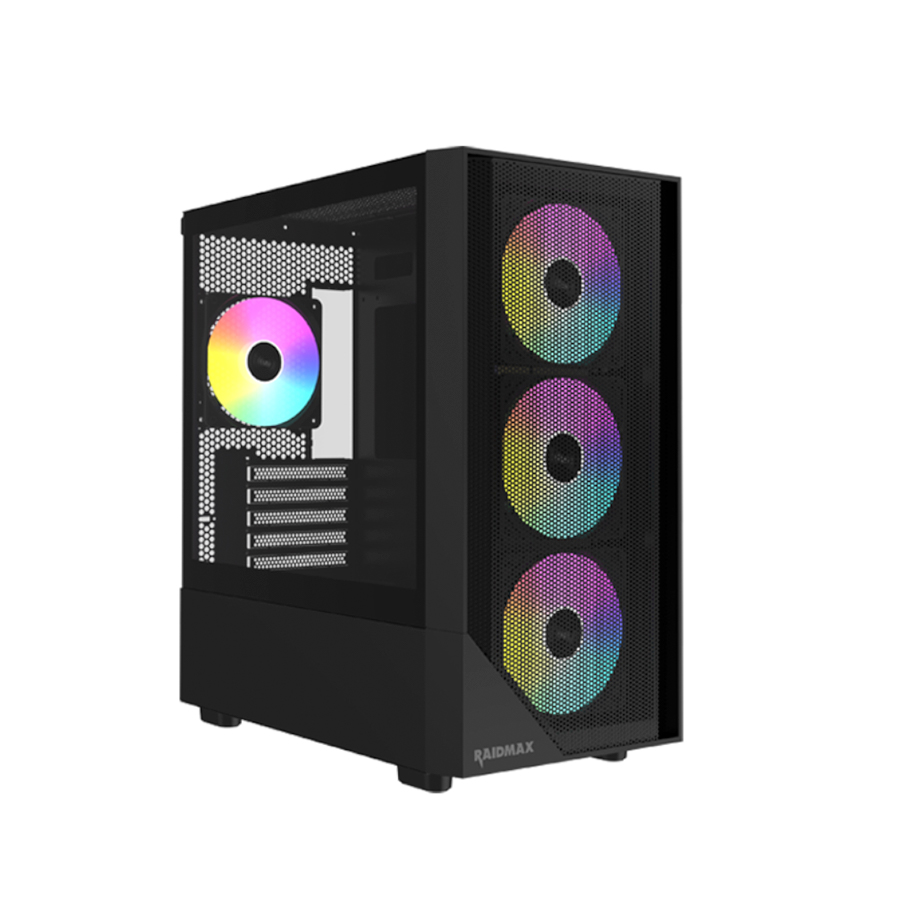 GABINETE GAMER RAIDMAX MESHIAN SERIES X609 MICROATX BLACK