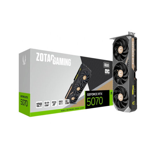 VIDEO GEFORCE RTX 5070 12GB ZOTAC SOLID OC GDDR7
