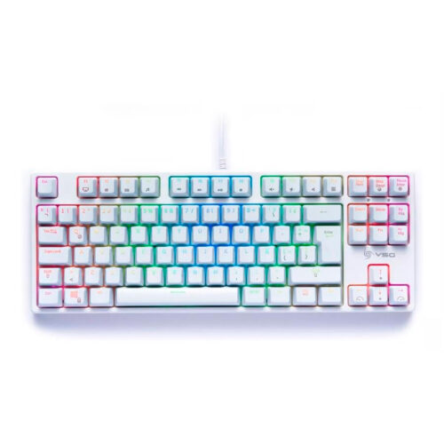 TECLADO GAMER VSG ALNITAK TKL 80% BLANCO SWITCH RED KM982