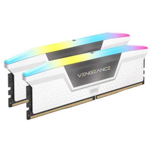 MEMORIA RAM 2X16 32GB 6400 CORSAIR VENGEANCE WHITE RGB CL36