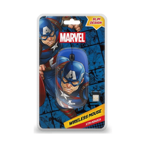 MOUSE CAPITAN AMERICA X-TECH INALAMBRICO