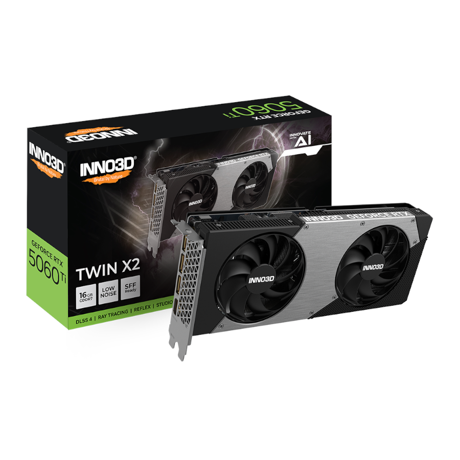 VIDEO GEFORCE RTX 5060 TI 16GB INNO3D TWIN X2