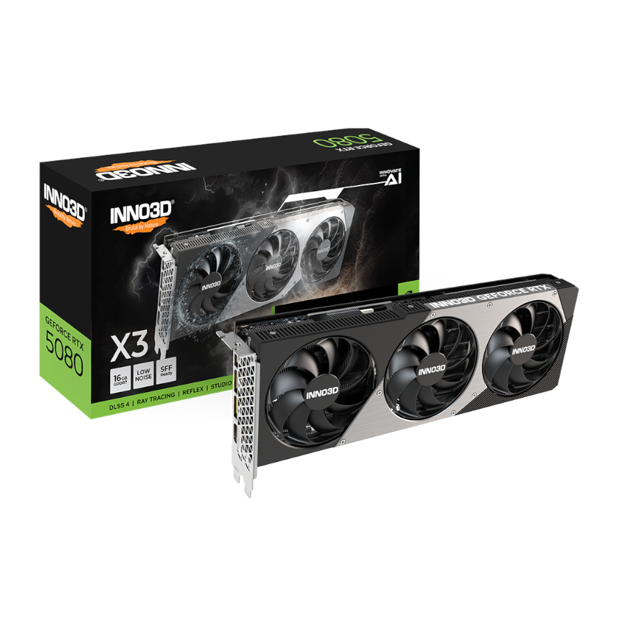 VIDEO GEFORCE RTX 5080 16GB INNO3D X3