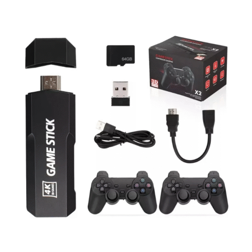 CONSOLA RETRO GAME STICK X2 4K 64GB + 2 JOYSTICK
