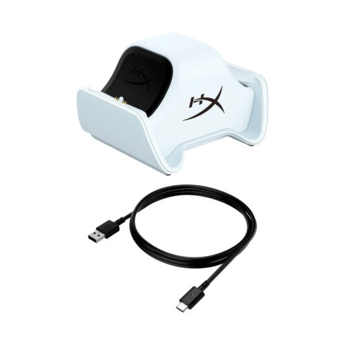 BASE CARGADORA HYPERX CHARGEPLAY DUO PS5 WHITE