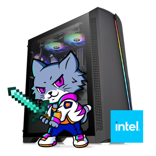 PC GAMER INTEL I3 12100F H610 16GB DDR5 480GB RX 5700 XT 650W 80+