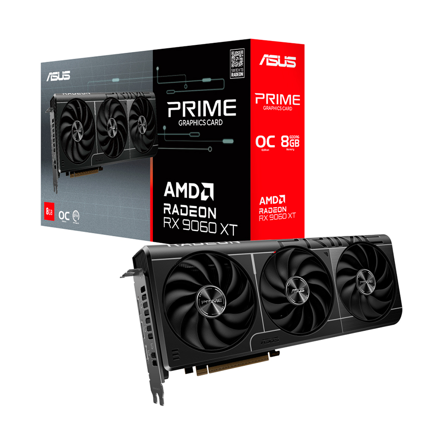 VIDEO RADEON RX 9060XT 8GB ASUS PRIME OC