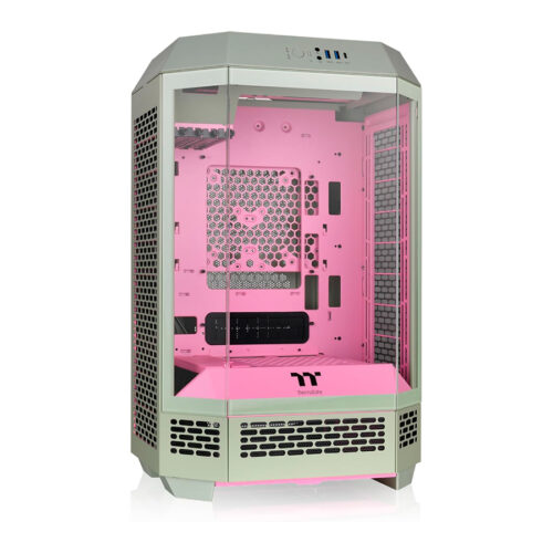 GABINETE THERMALTAKE TOWER 300 MATCHA PLUM TEMPERED GLASS