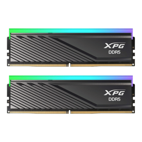 MEMORIA RAM 32GB (2X16) DDR5 6000 ADATA XPG LANCER BLACK RGB CL30