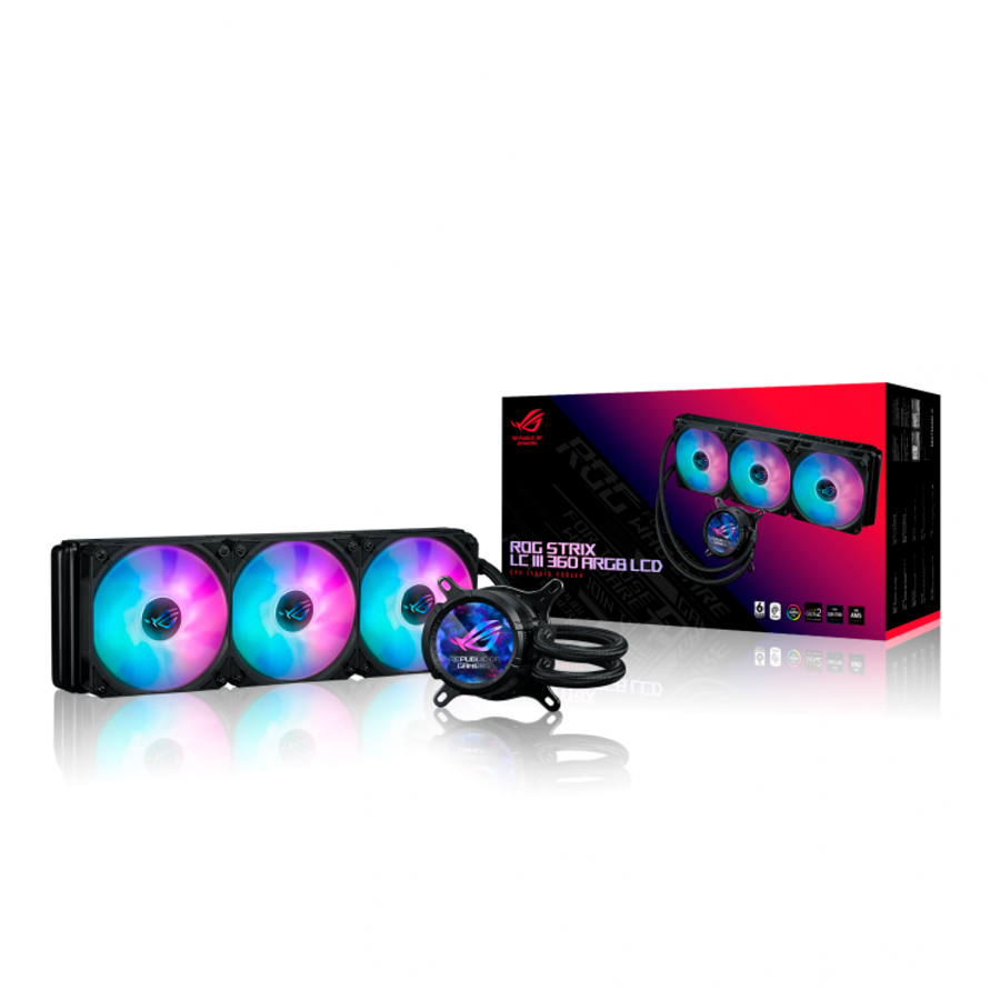 WATERCOOLER ASUS ROG STRIX LC III 360 ARGB LCD