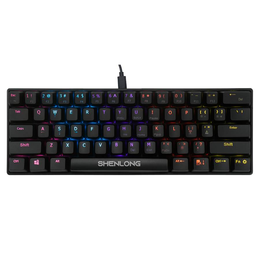 TECLADO GAMER SHENLONG UMK6100 60%
