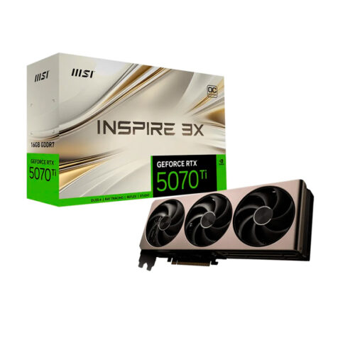 VIDEO GEFORCE RTX 5070 TI 16GB MSI INSPIRE 3X OC