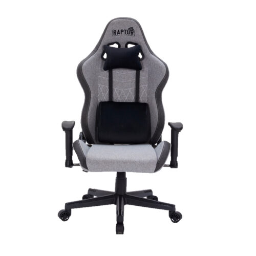 SILLA GAMER RAPTOR THRONE R1 TELA GRIS