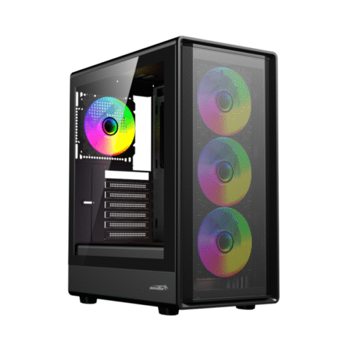 GABINETE GAMER SENTEY M40 BLACK ARGB 4 COOLER