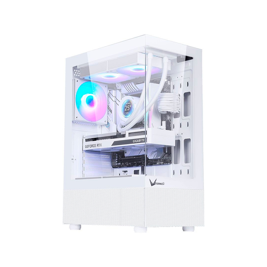 GABINETE FORMULA V CRYSTAL Z1 WHITE