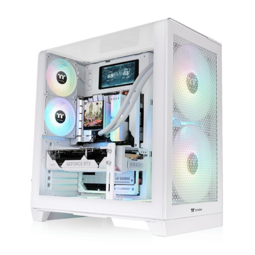 GABINETE THERMALTAKE VIEW 390 AIR SNOW WHITE TEMPERED GLASS