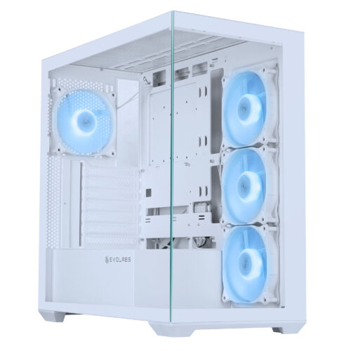 GABINETE GAMER EVOLABS PROGRESSION WHITE