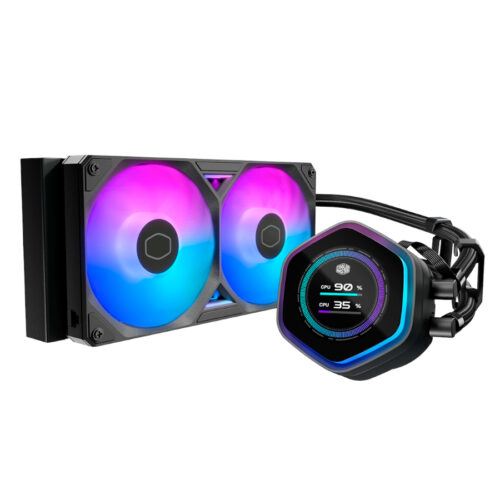 WATERCOOLER COOLERMASTER MASTERLIQUID 240 ATMOS II LCD ARGB