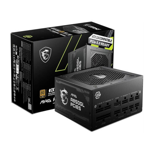 FUENTE MSI MAG 850W A850GL PCIE5 MODULAR 80 PLUS GOLD