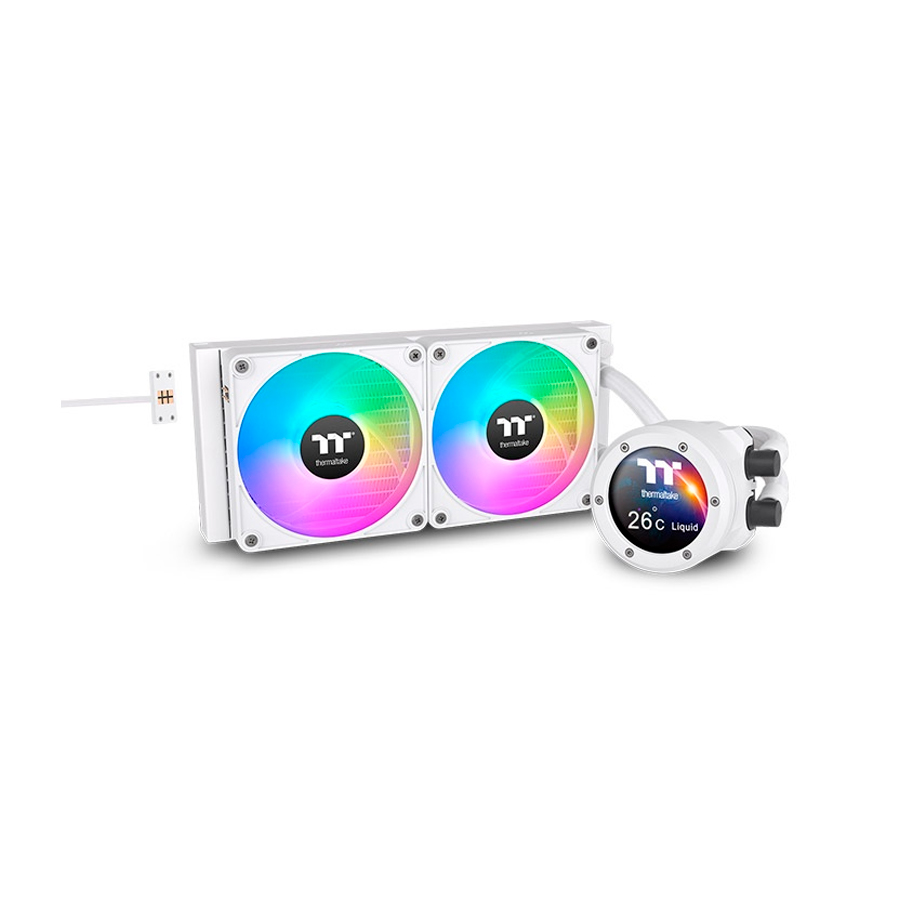 WATER COOLER THERMALTAKE TH240 V2 ULTRA EX ARGB SYNC WATER BLOCK WHITE