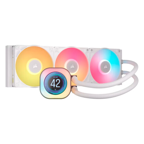 WATERCOOLER CORSAIR TITAN 360 RX LCD 3X WHITE