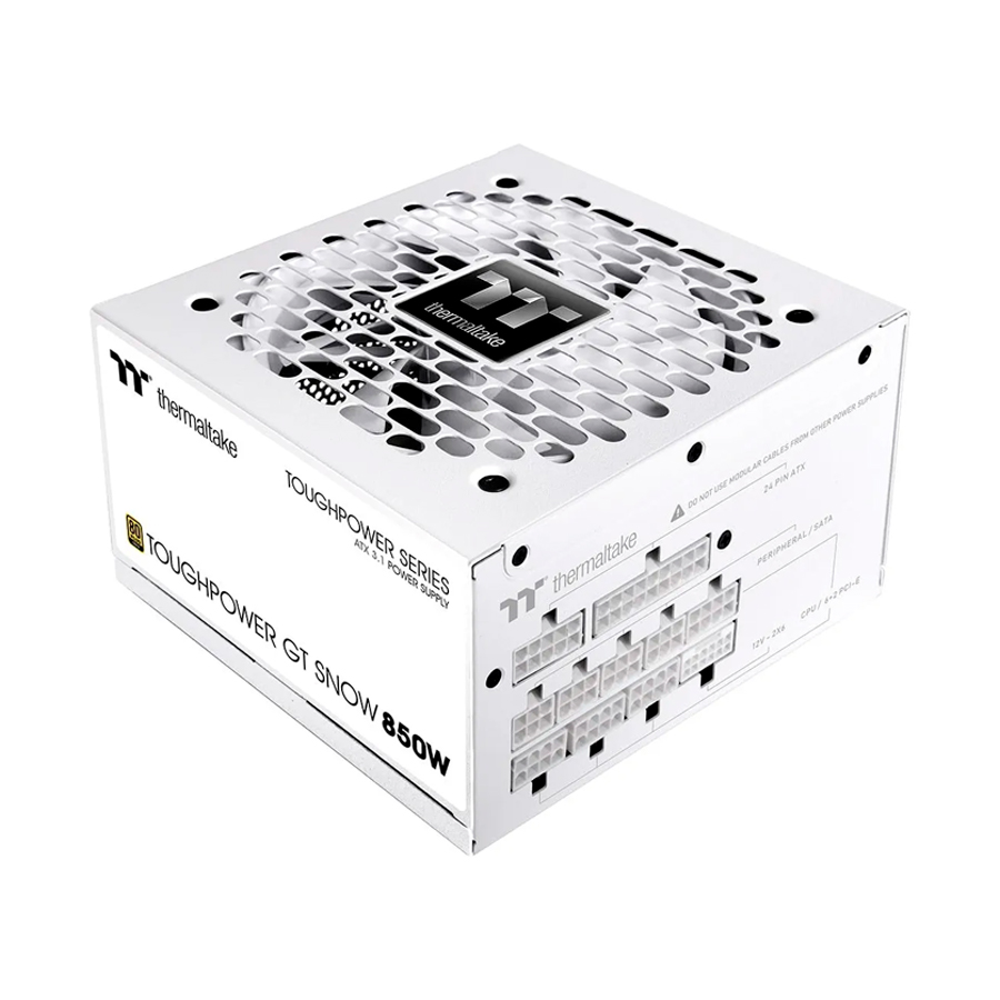 FUENTE THERMALTAKE 850W TOUGHPOWER GT FULL MODULAR 80 PLUS GOLD WHITE