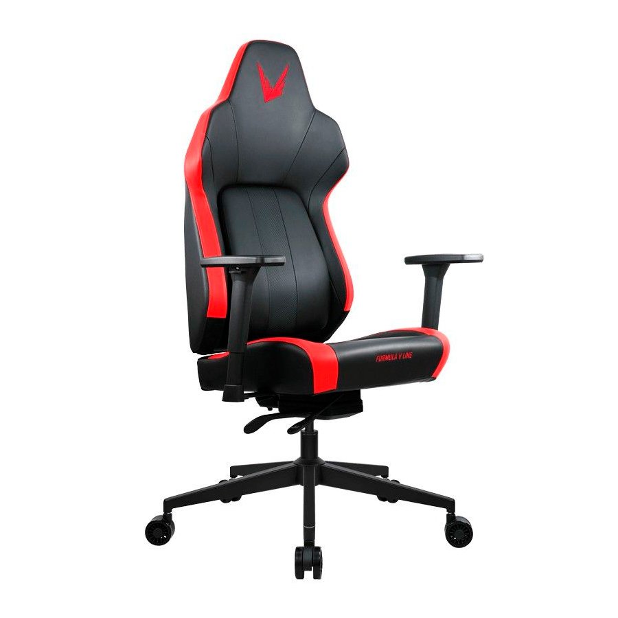 SILLA GAMER FORMULA V VIRON RACER PU RED