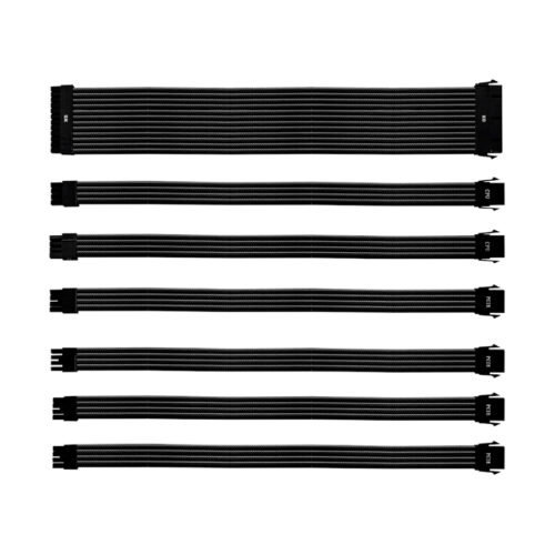 KIT CABLES MALLADOS COOLERMASTER NEGRO