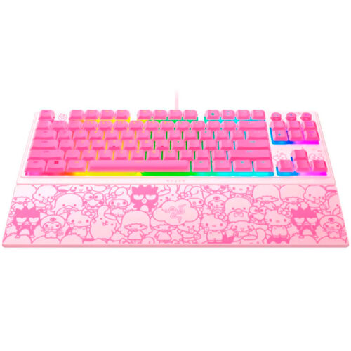 TECLADO GAMER RAZER ORNATA V3 TKL HELLO KITTY EDITION