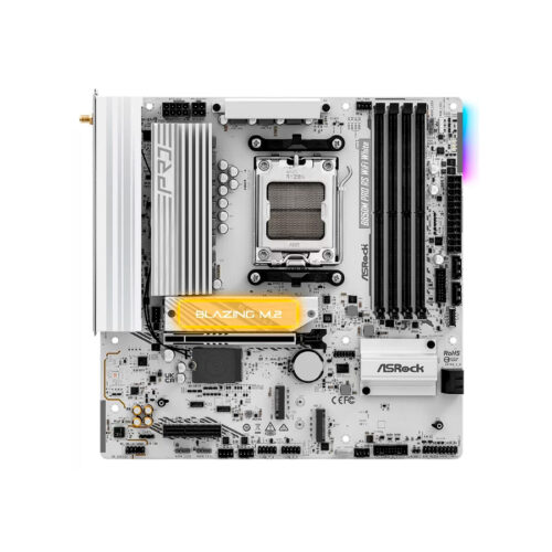 MOTHER ASROCK B850M PRO RS WIFI WHITE AM5